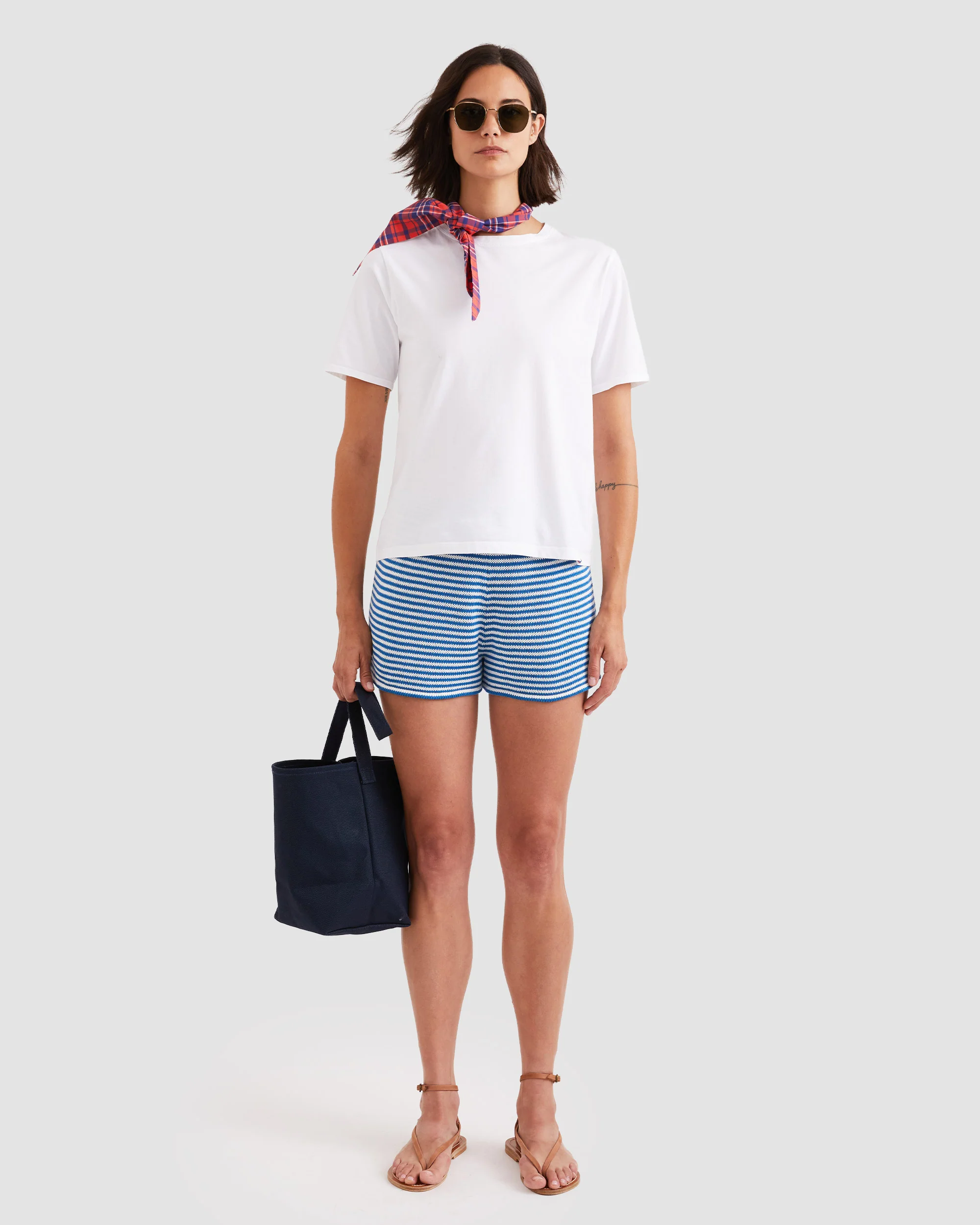 The Agnes - Royal/White - Image 3