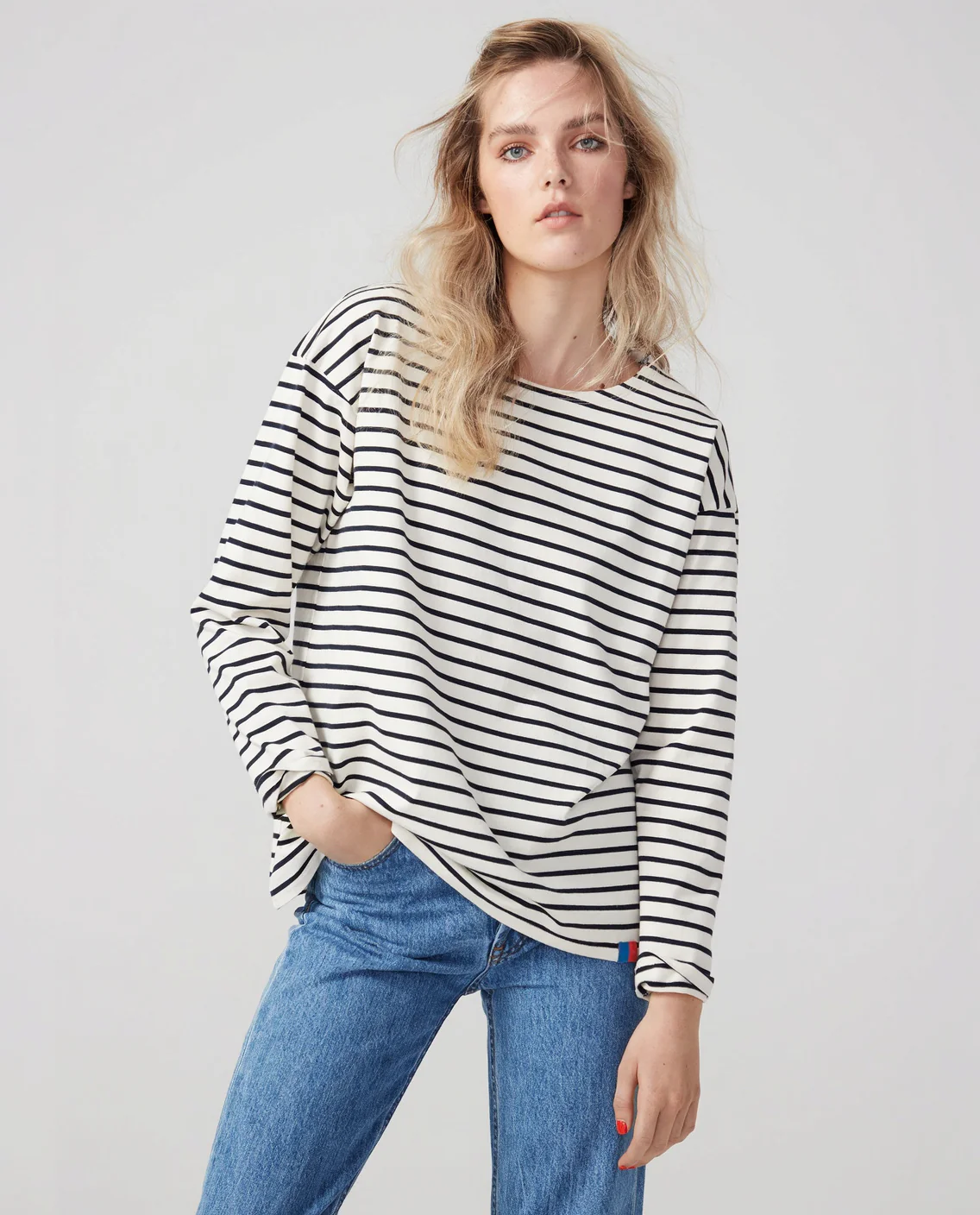 The Boyfriend - Cream/Navy - Image 2
