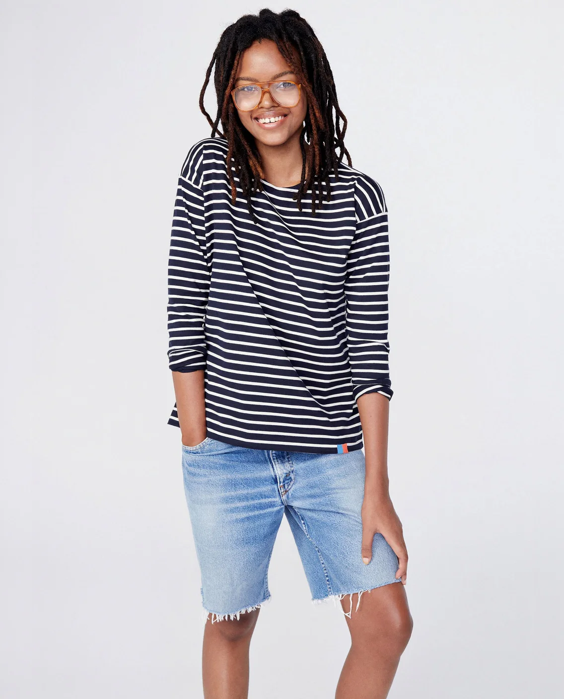 The Boyfriend - Navy/Cream - Image 3