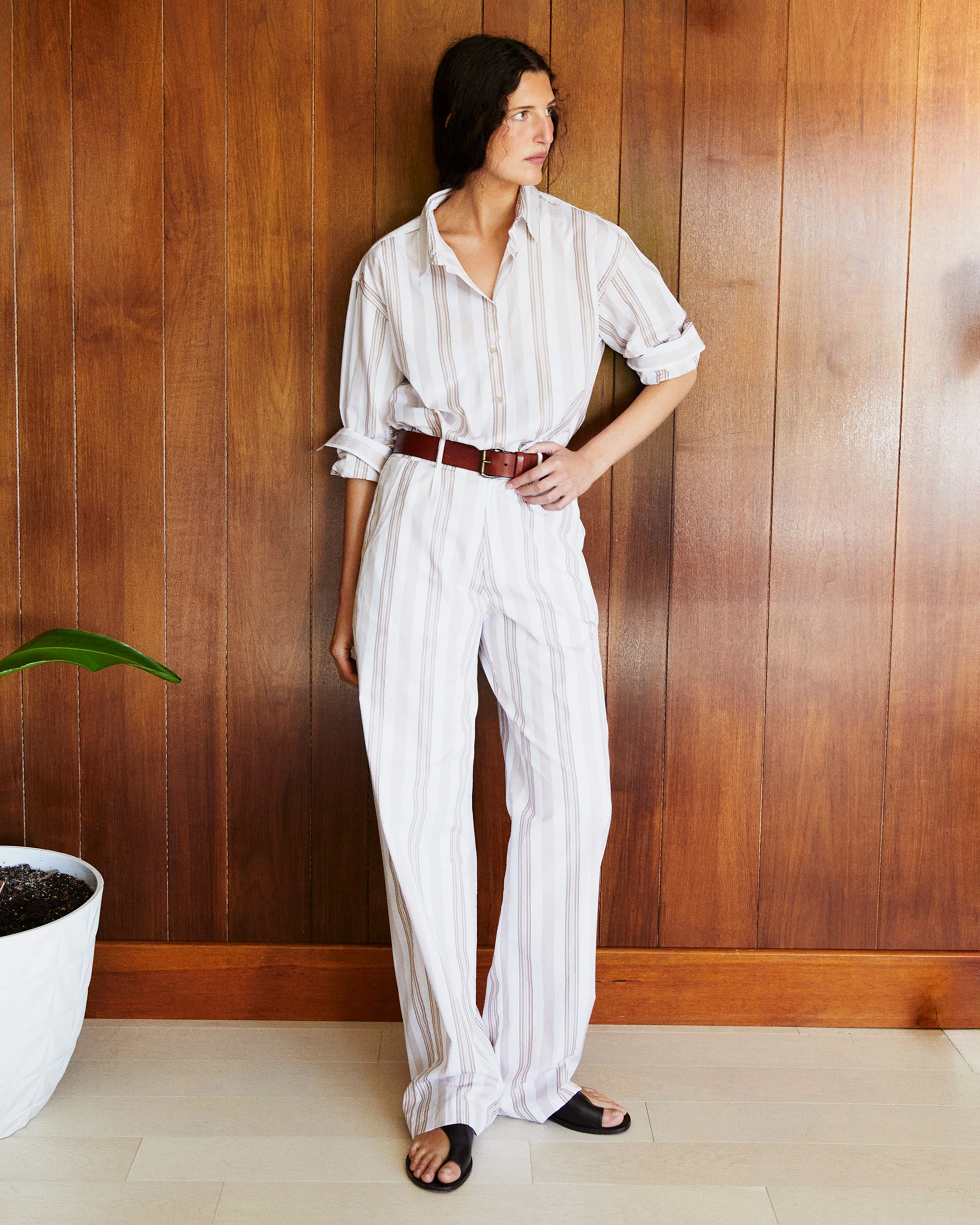 The Grable - White/Khaki/Brown - Image 4