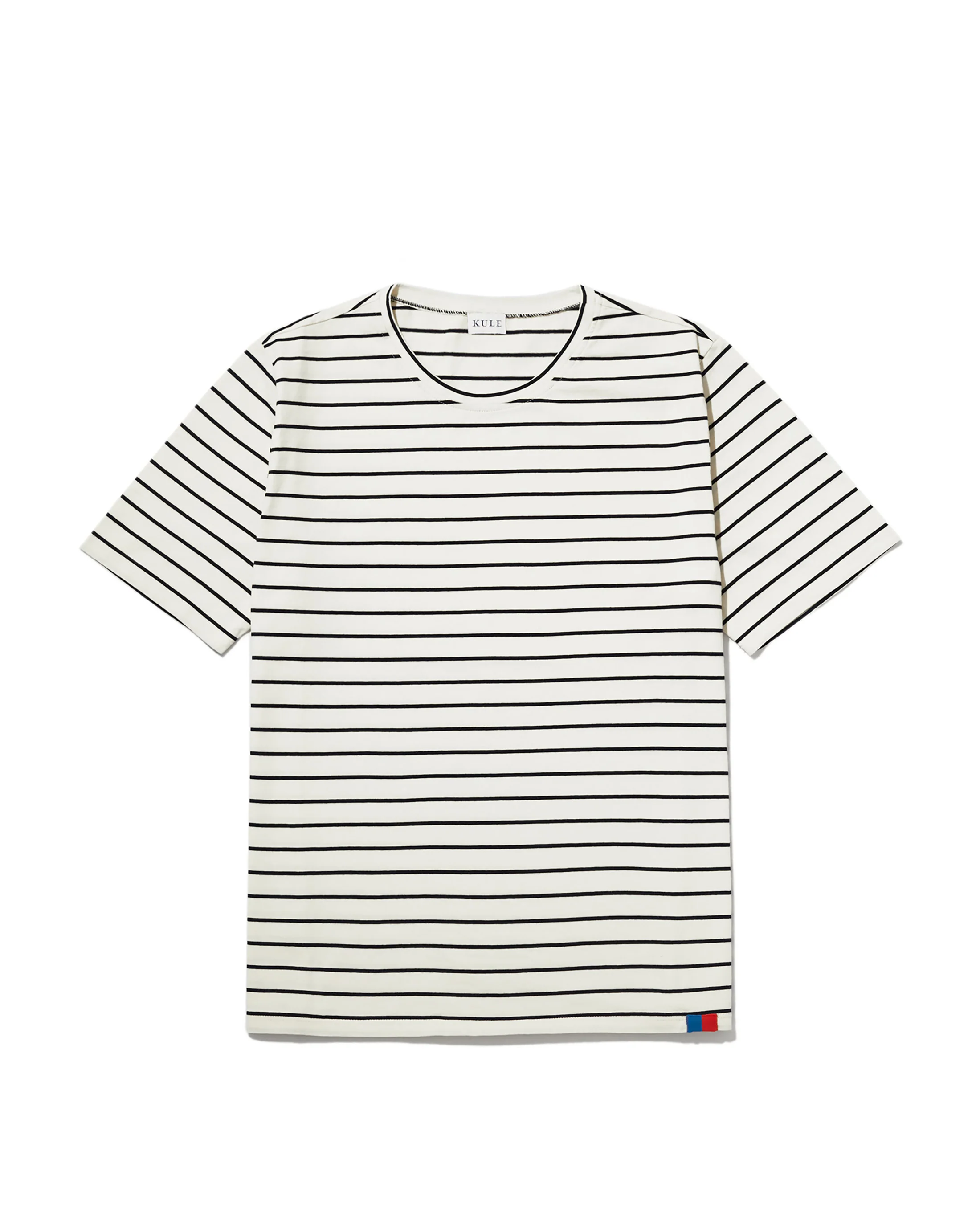 The Striped Modern - Cream/Navy Pinstripe