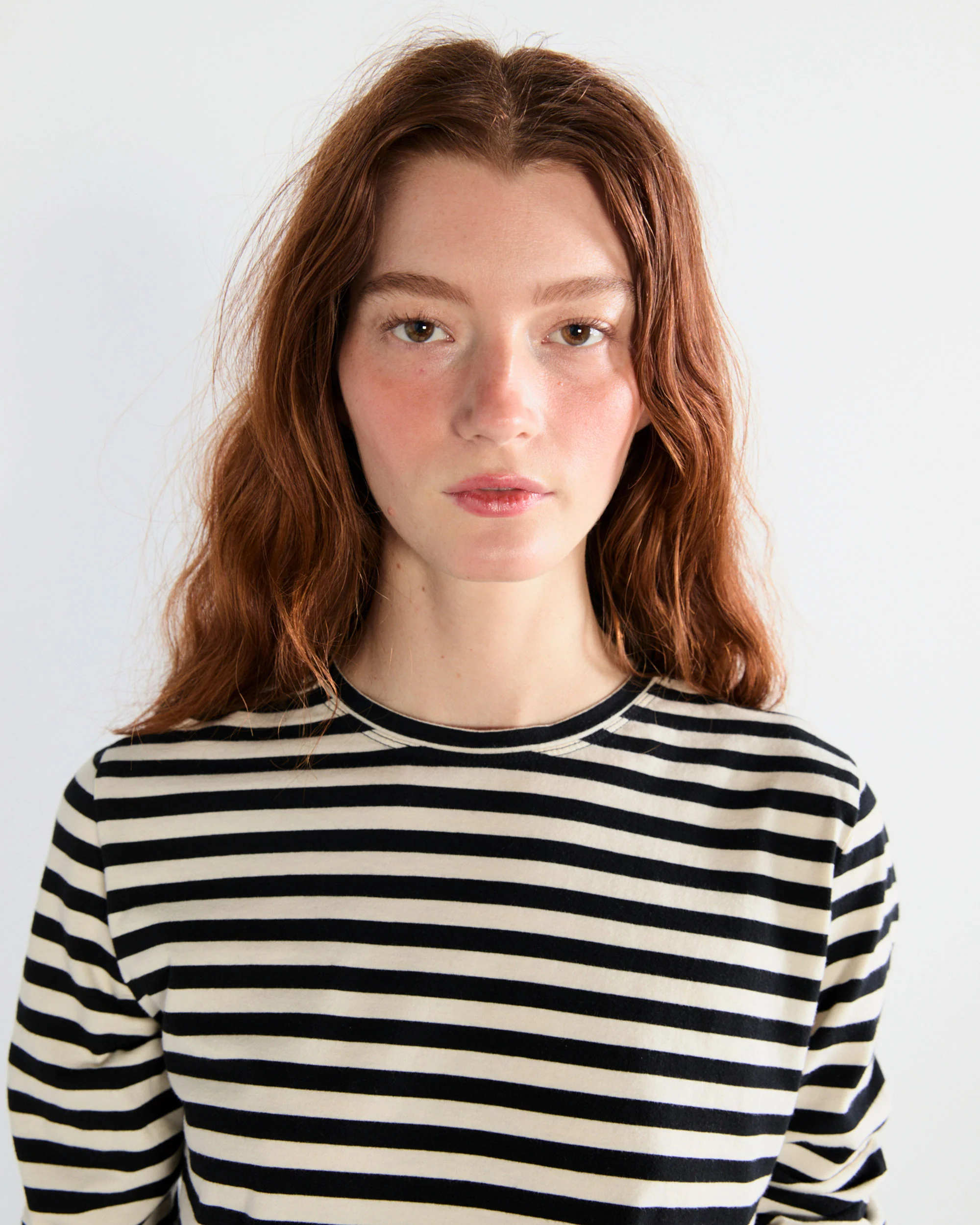 The Striped Modern Long - Black/Cream - Image 5