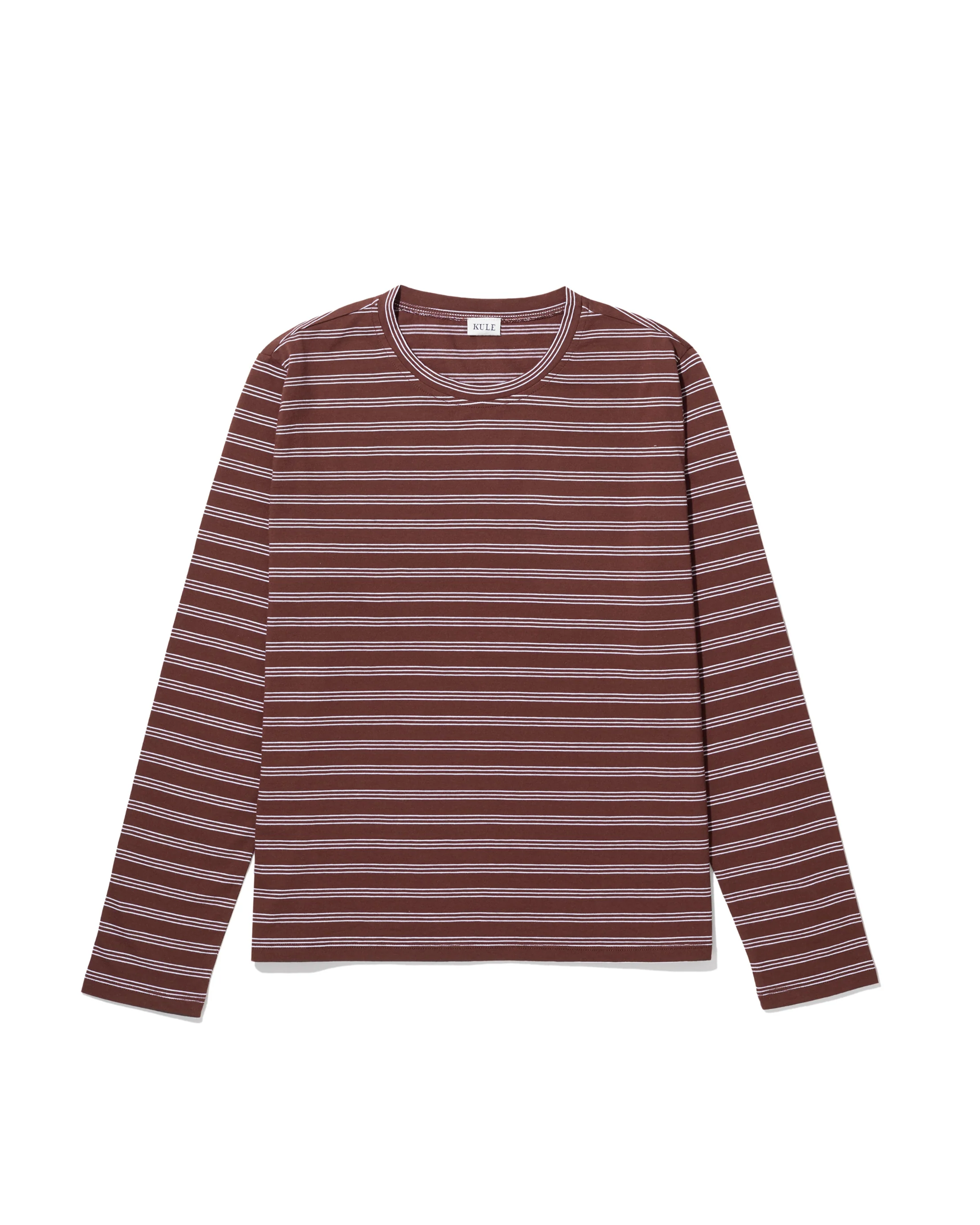 The Striped Modern Long - Brown/White Mixed Stripe