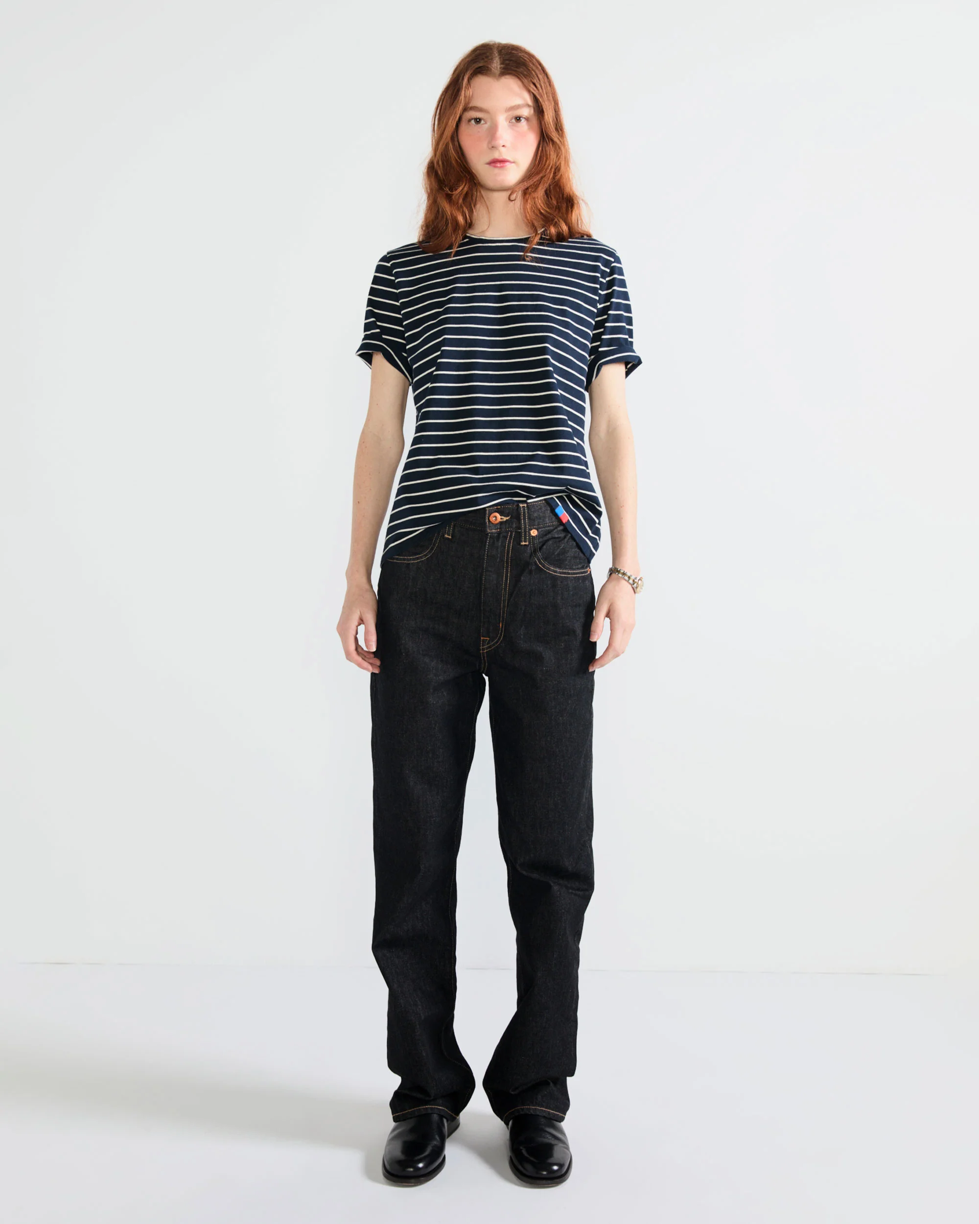 The Striped Modern - Navy/Cream Pinstripe - Image 2