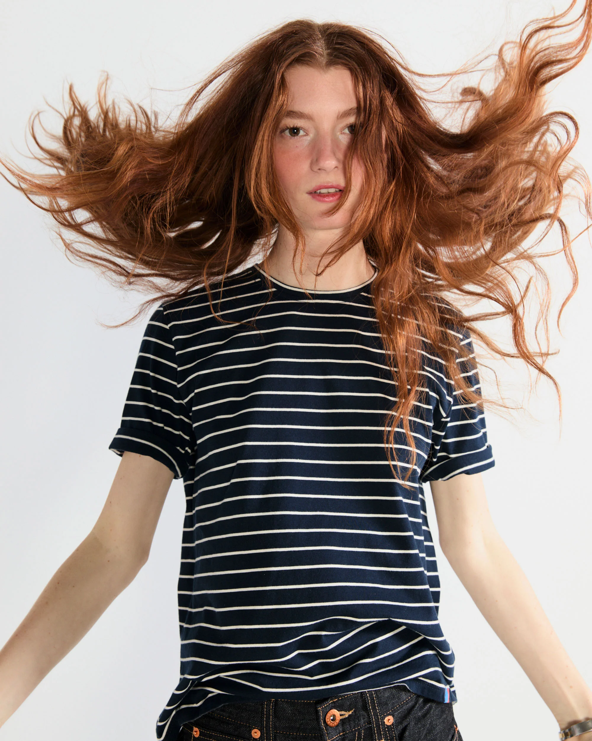 The Striped Modern - Navy/Cream Pinstripe - Image 5