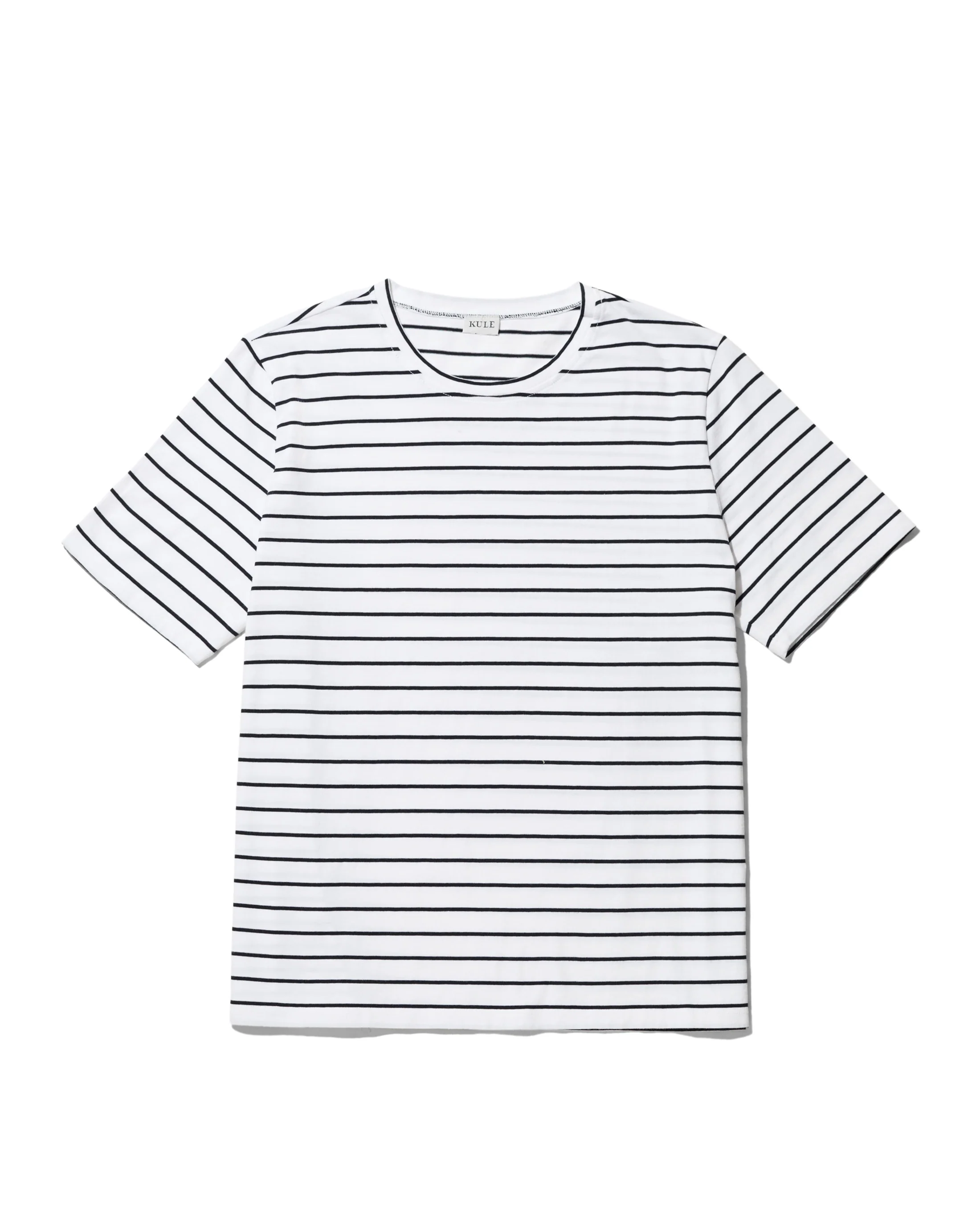 The Striped Modern - White/Navy Pinstripe
