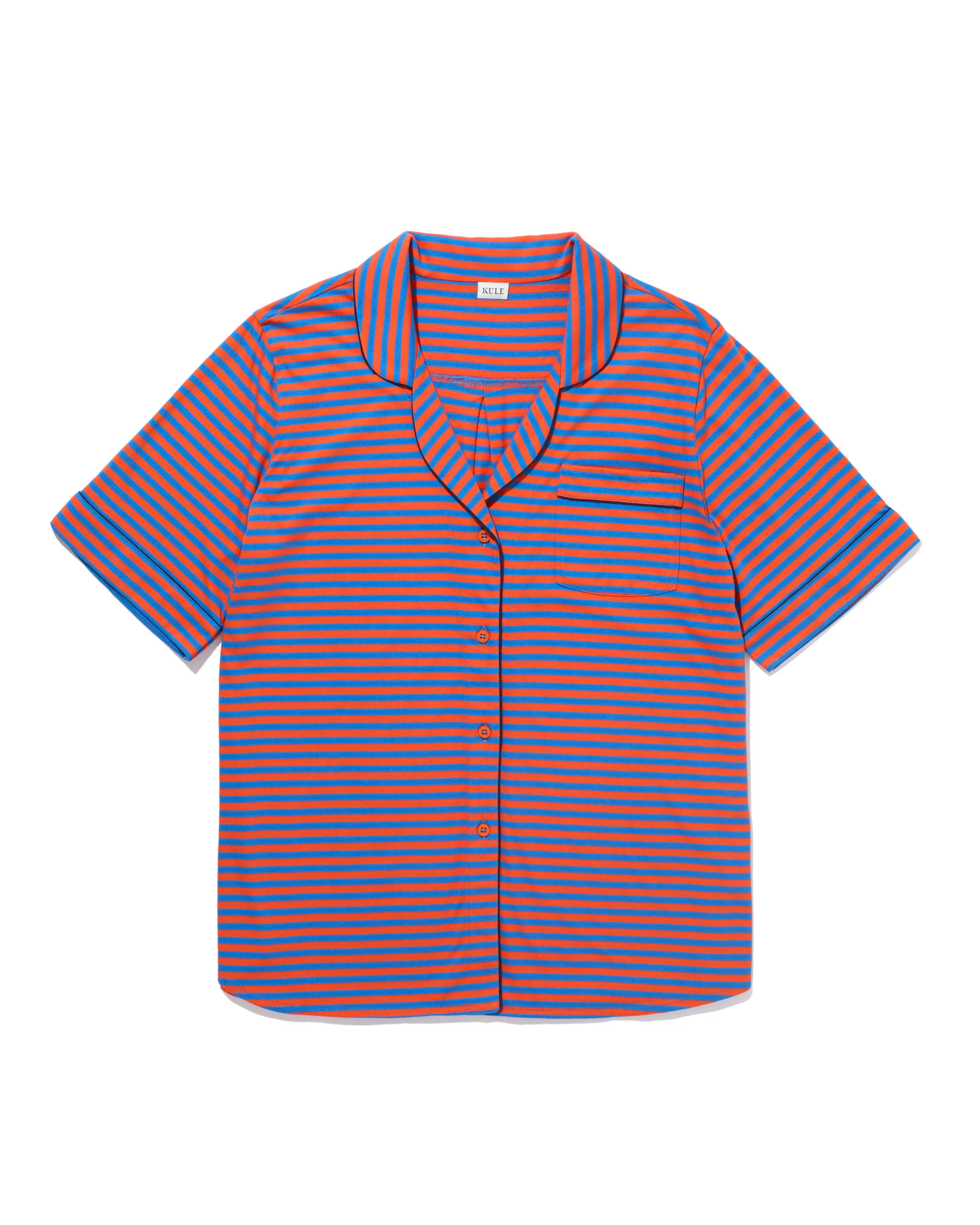 The Short PJ Set - Poppy/Royal - Image 5