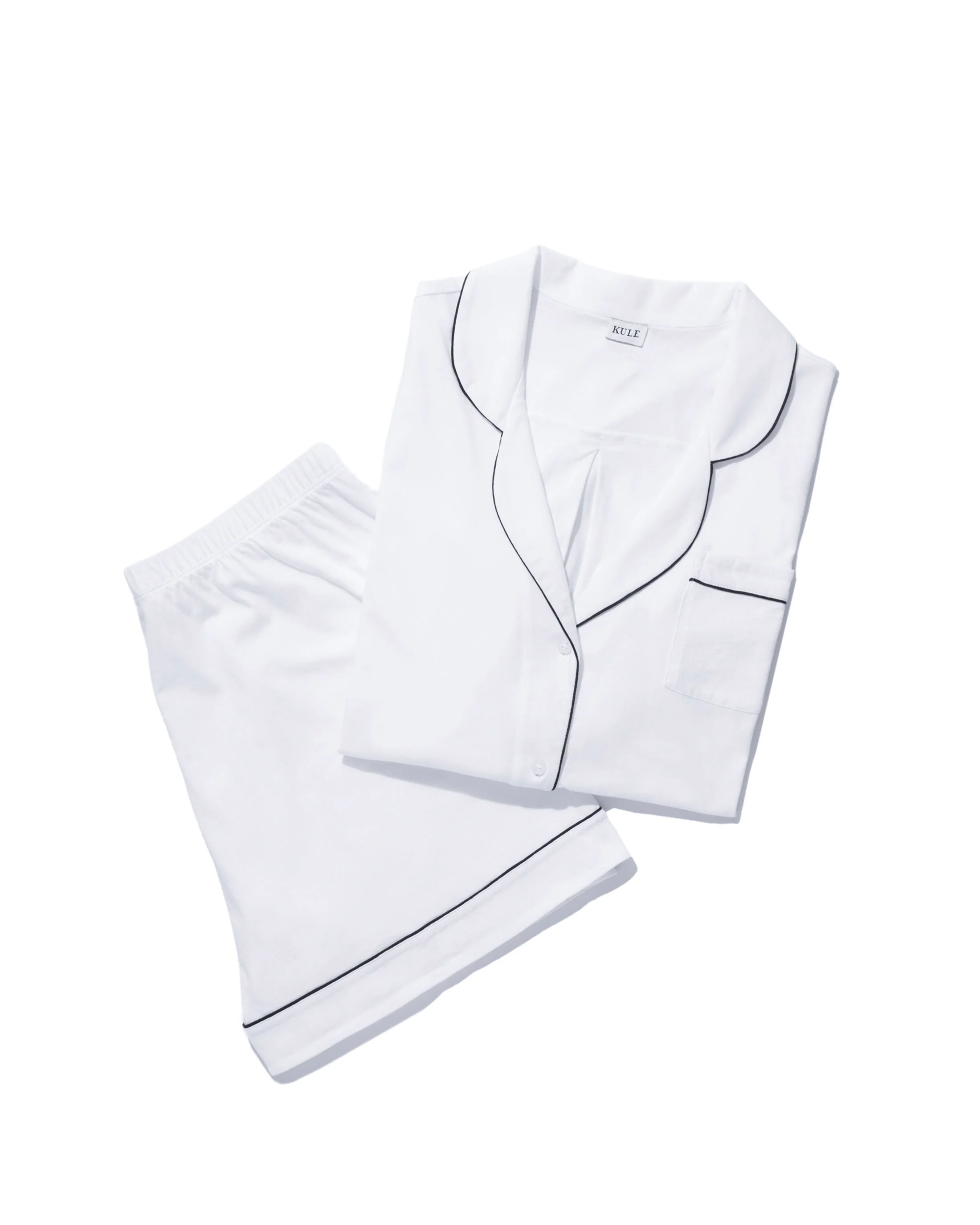 The Short PJ Set - White