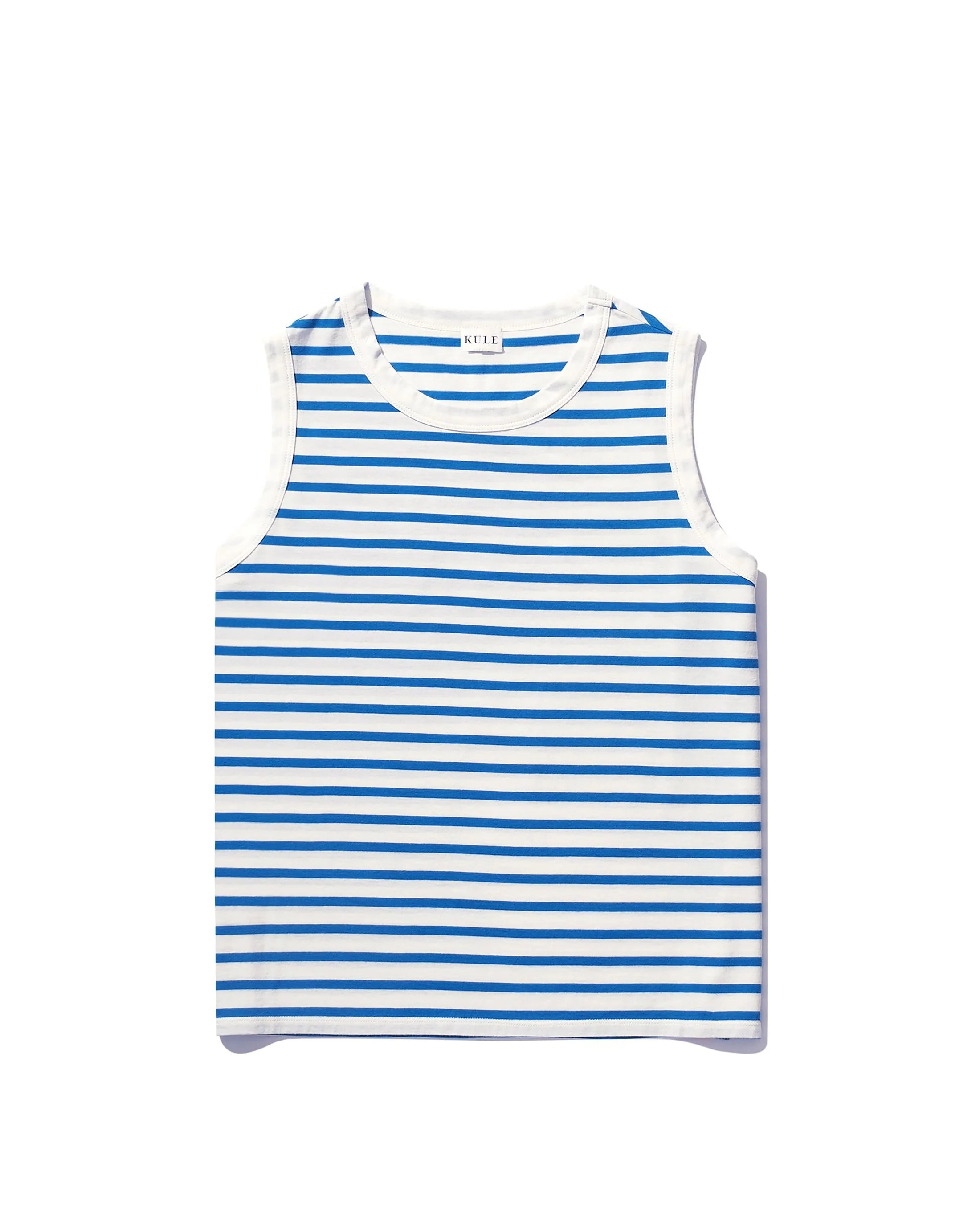 The Tank - White/Royal Blue