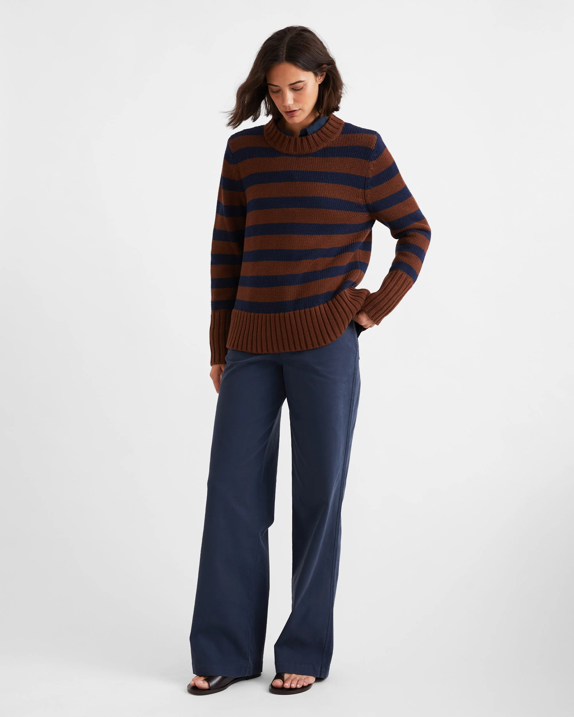 The Tatum - Brown/Navy - Image 3